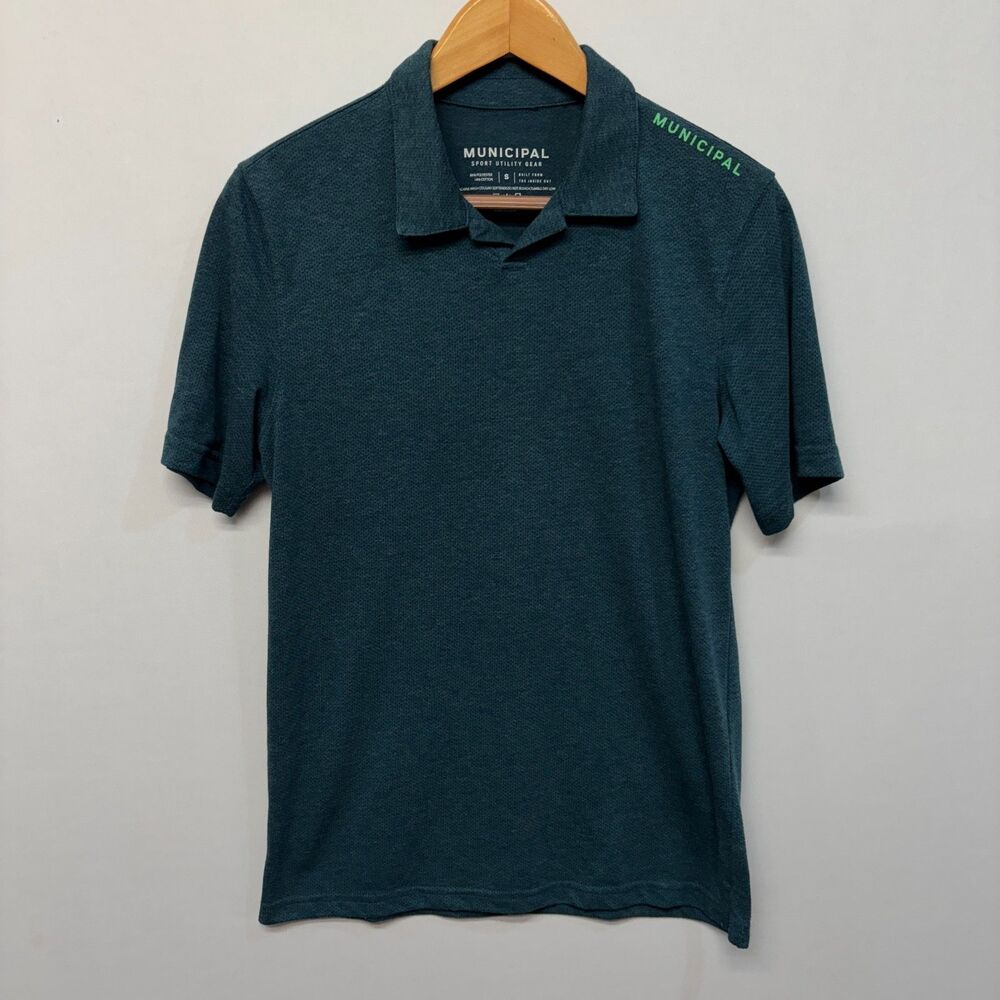Municipal Sport Utility Gear Men Tech Polo Shirt Top Size Small C035 -17